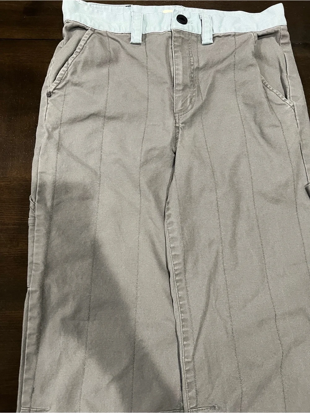 Caterpillar Reclaimed Men's Canvas Work Pants Gray Size 30 Construction